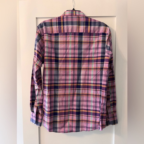 Tallia Men's Plaid Shirt Size M 15.5 - Picture 2 of 7